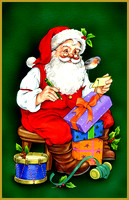 Santa writing a list