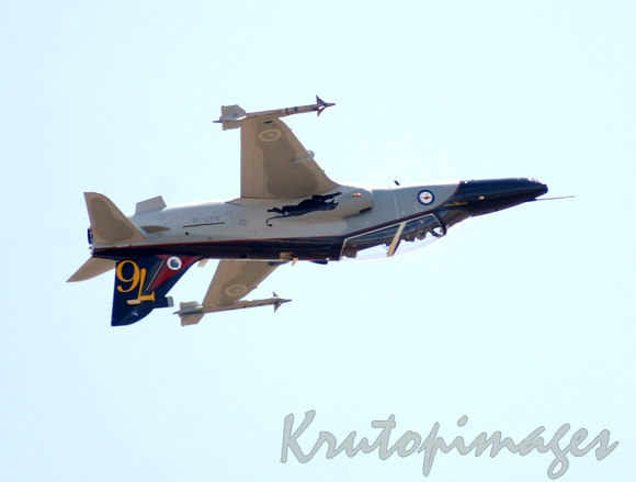 Hawk 127 fighter plane-Airshow