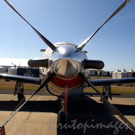 Airshow propeller detail front on