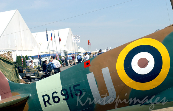 Airshow -British fighter plane WWII