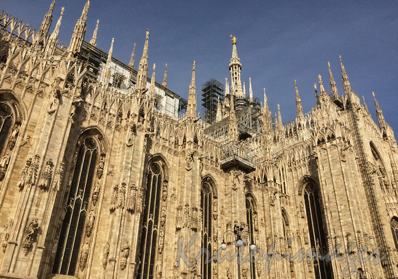 Milan , cathedral detail