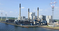 Coal fired power plant Aalborg Denmark.