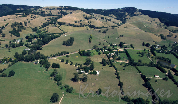 Victoria -Hills in countryside-Gippsland