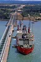 Apache pipe laying vessel at Long Island Point jetty Victoria