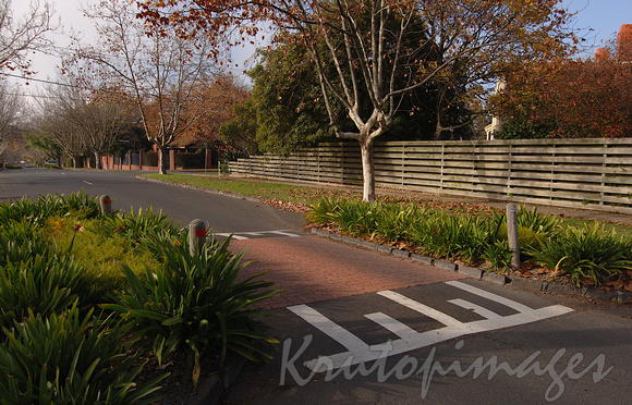 road traffic control re speed humps on suburban streets-Victoria