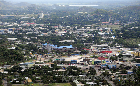 Port Moresby- aerial Papua New Guinea