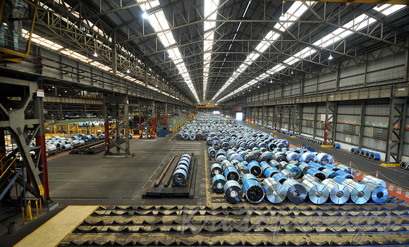 Steel manufacturing and storage at Bluescope Steel Victoria_98499864