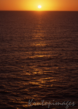 brilliant sunset on Bass Strait-victoria