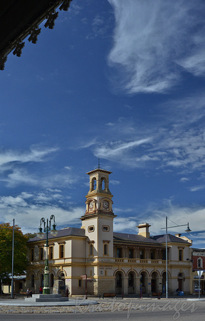 Beechworth iconic Post Office in the centre of the town-Victoria