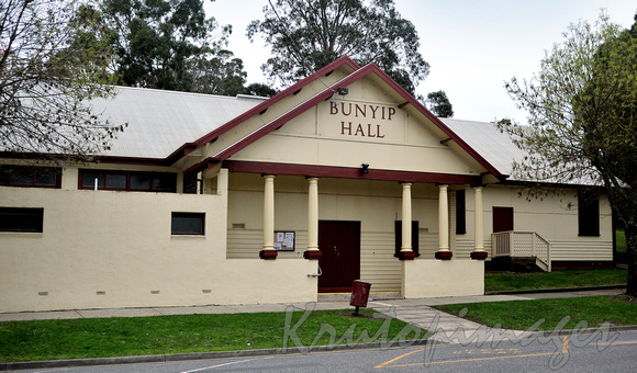 Bunyip Hall  in the small township of Bunyip -outer south east Victoria