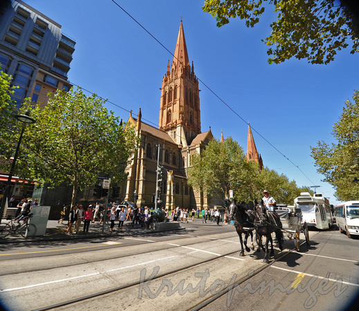 Melbourne CBD Swanston street