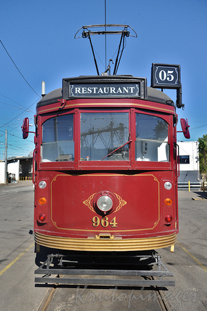 Melbournes popular Tramcar restaurant in the depot-1