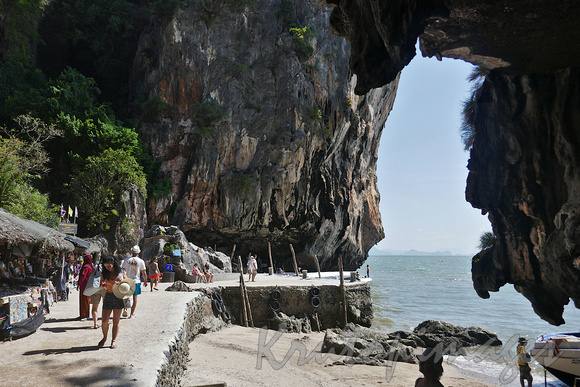 Thailand Jame Bond Island -Tourism to this location is extremely popular