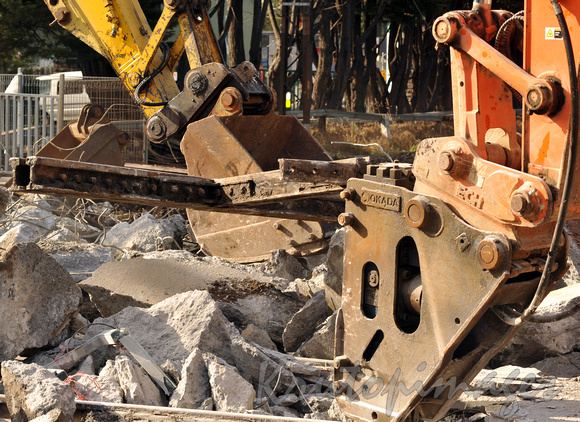demolition-construction  OF CROSSING