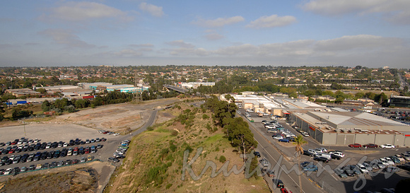 Aerial-Tooronga shopping centre prior to Stockland development in 2008