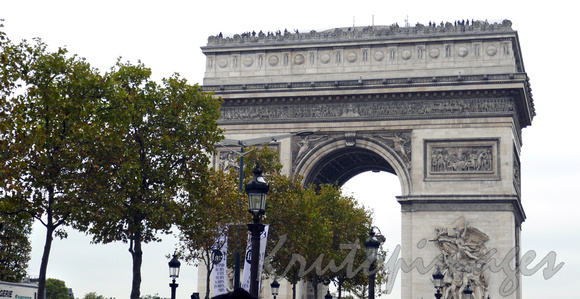 PARIS-France- Arc de Triophe