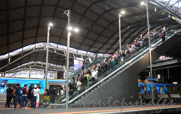 Southern Cross railway station escalator