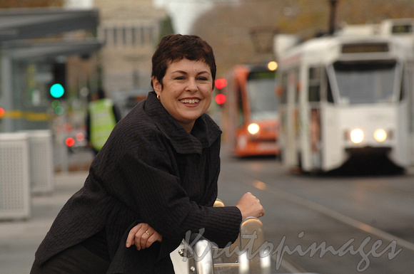 Public transport Minister Lynne Kosky in 2008