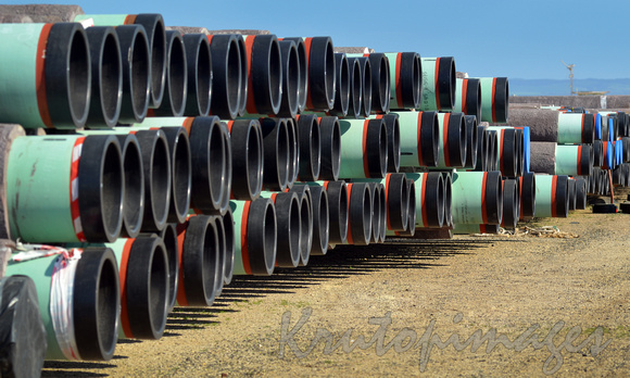 pipes in yard