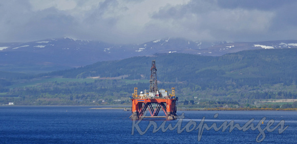 Invergordon Scotland- Cromarty Firth a graveyard for abandoned oil rigs-90761