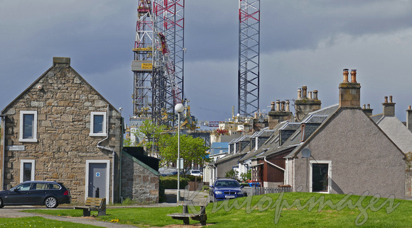 Invergordon-Scotland -a community lives among'st the construction of offshore drilling rigs90779