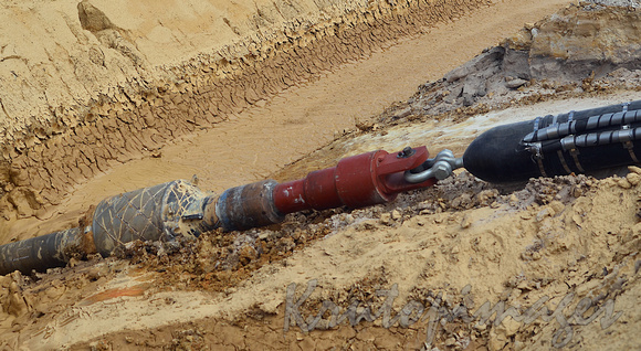 during pipepull -horizontal drilling the pipeline is towed or pulled underground to place-2