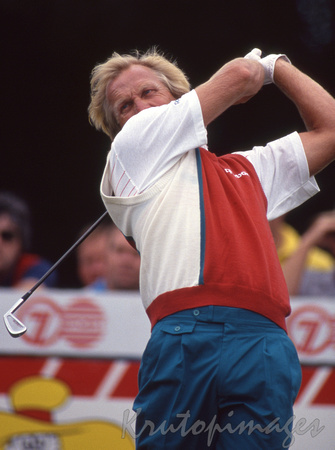 The Shark-Greg Norman in action