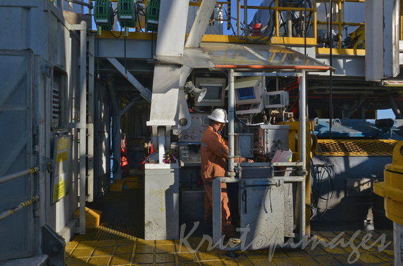 Drilling floor offshore rig9685