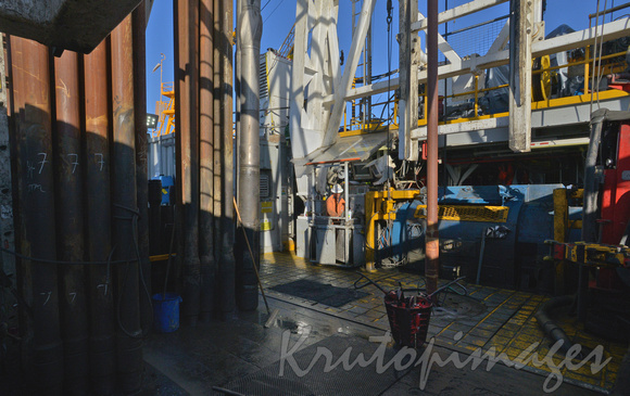 Drilling floor offshore rig9692