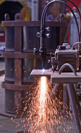 steel cutting automated machinery