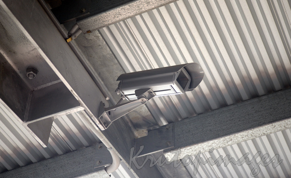 security camera in a work place.