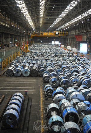 Bluescope steel warehouse showing the huge storage and stock in the warehouse-2