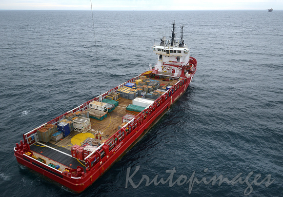 Far Scandia  supply vessel Bass Strait