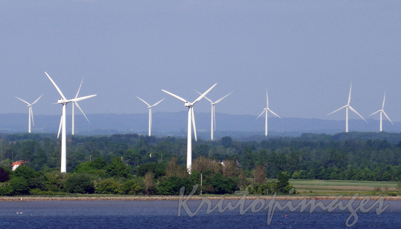 wind turbines supplying energy Aalborg