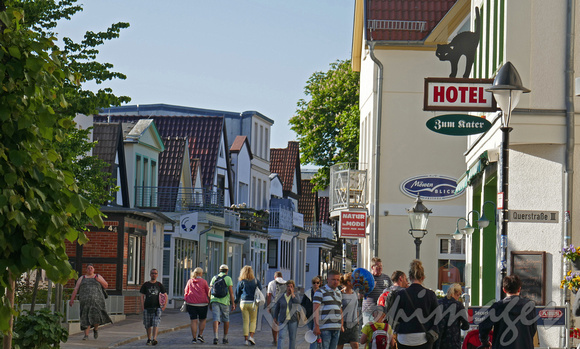 Warnemunde- German coastal town...back streets