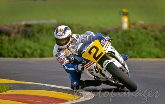 Wayne Gardner during the 1989 500cc Grand Prix