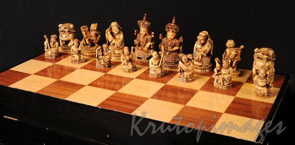 Oriental chess pieces
