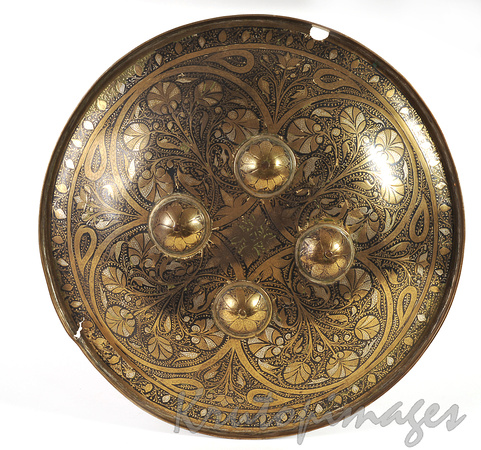 Indo Persian brass shield