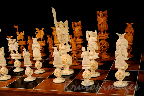 Oriental chess pieces