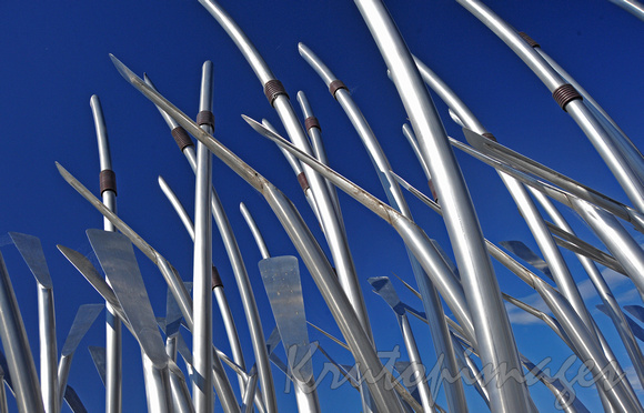 steel industry sculpture