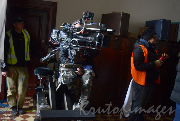 Film & TV industry film crew on location Ballarat