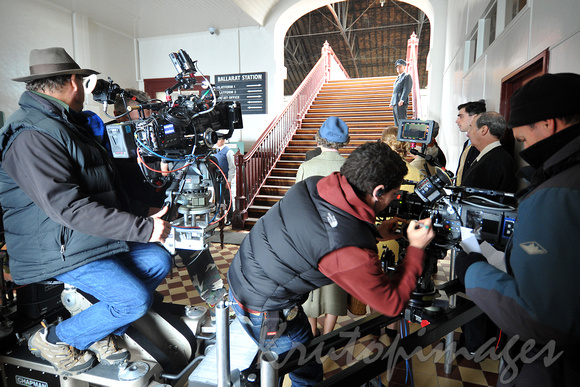 Film & TV industry film crew on location Ballarat
