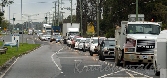 Traffic congestion in suburbs