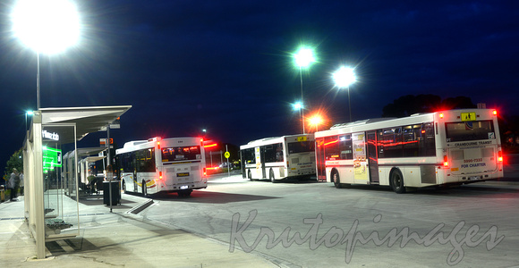 buses at station