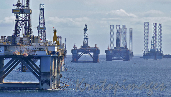 Invergordon offshore drilling rigs