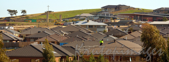 creating a suburb- new housing development.