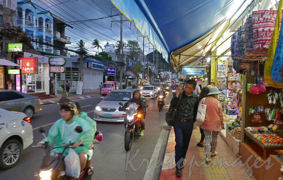 PHUKET, Bangla road main street activity