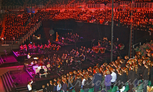 Entertainment-school reheasals 2003