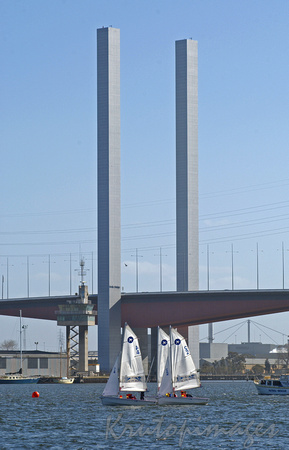 sailing school regatta Docklands & Bolte Bridge_9727