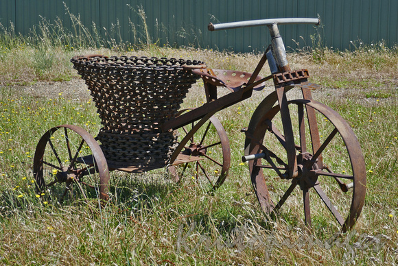 tricycle sculpture out of Gundagai NSW